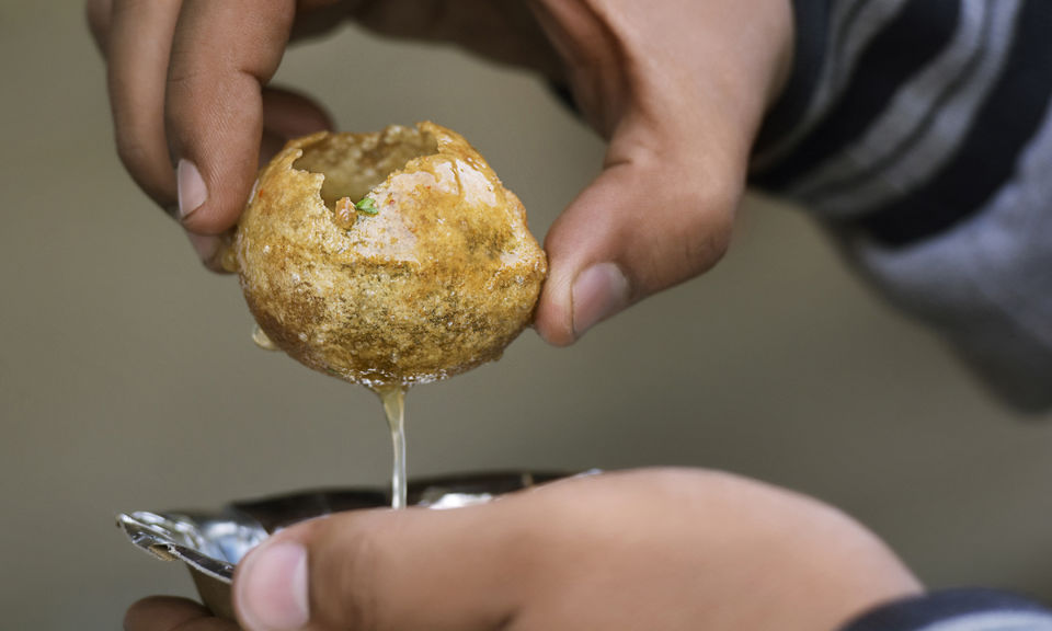 mouth watering pani puri